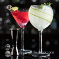 custom Elegant Ribbed Gin & Tonic Balloon Glass